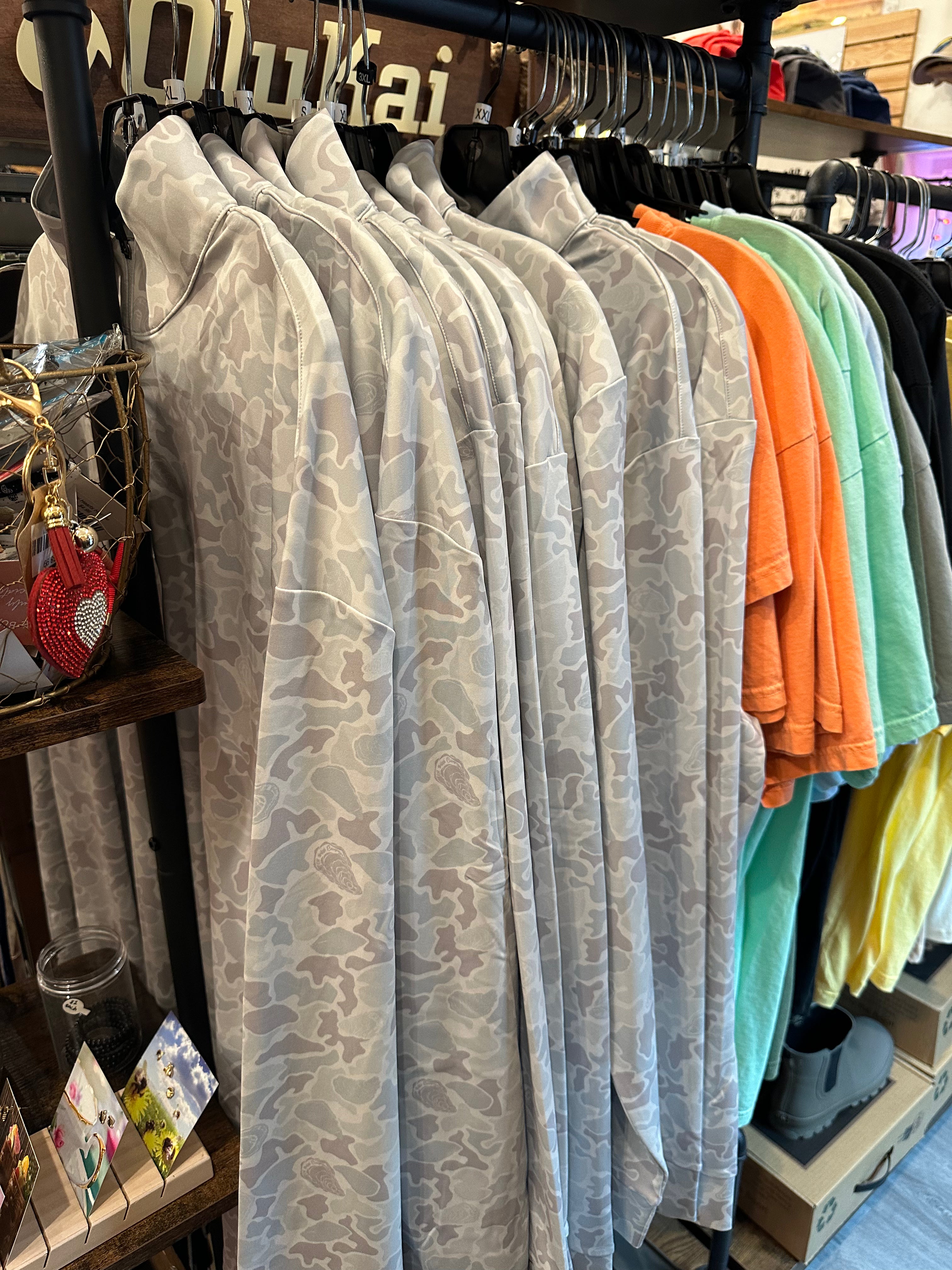 Oyster Camo Pullover