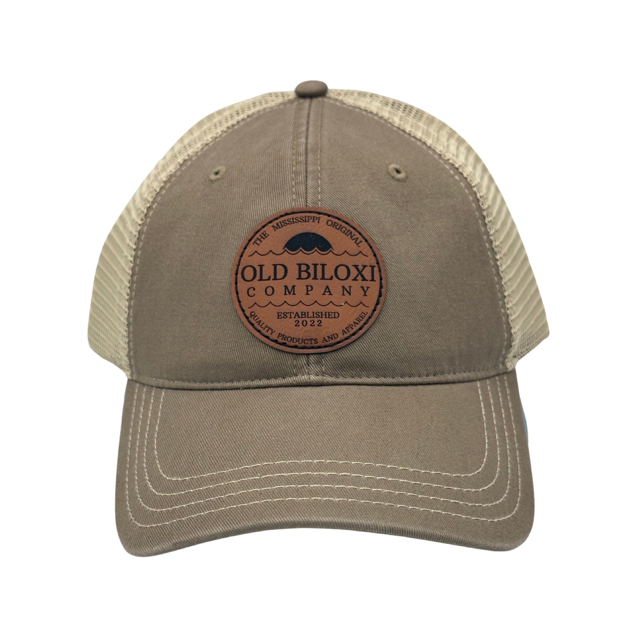 OBC Leather Patch Cap