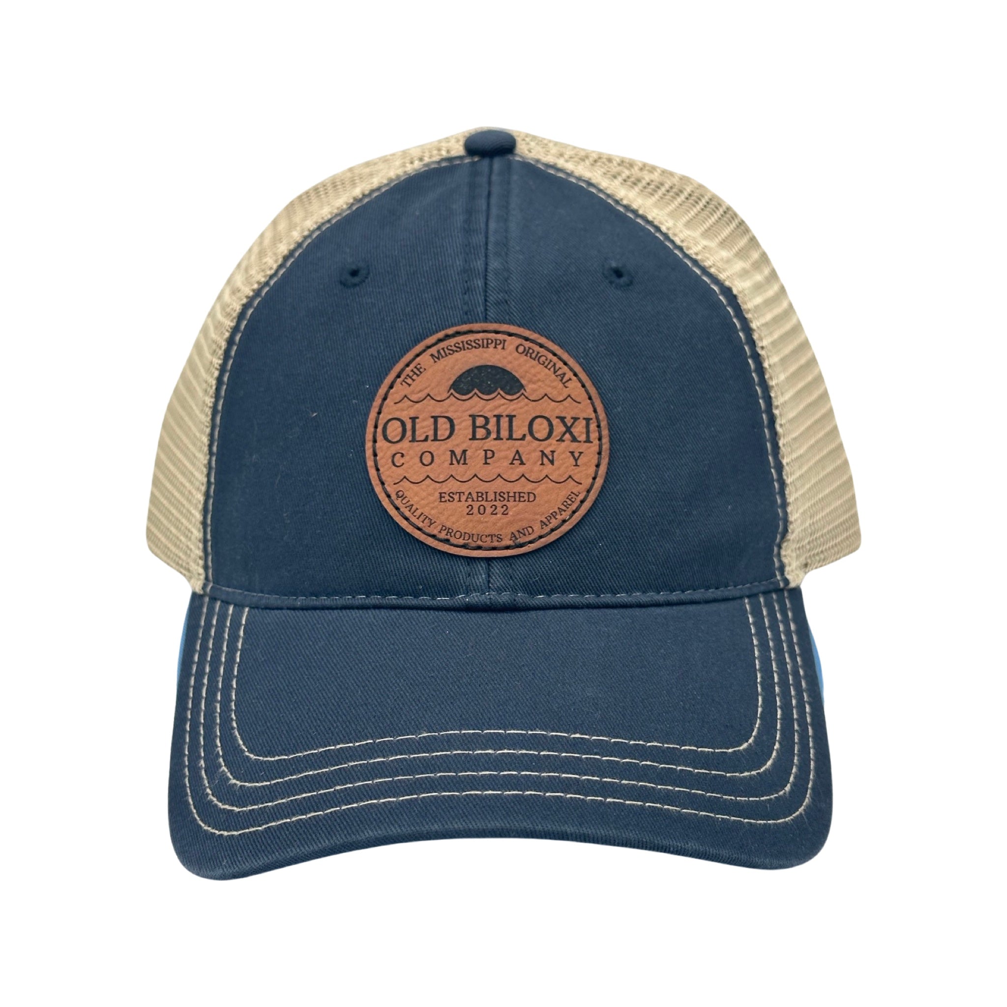 OBC Leather Patch Cap